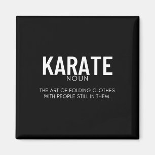 Imã Definição de Karate Karateka Engraçado