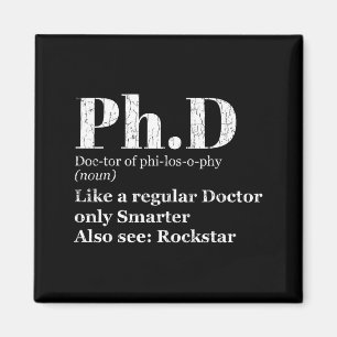 Imã definição de phd engraçado gráfico de candidato à