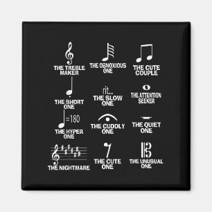 Imã Definição de Símbolo de Notas Musicais Humor Diver