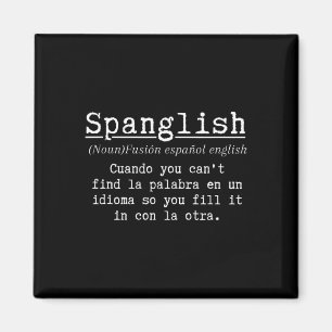 Imã Definição de Spanglish Professor de Espanhol Engra