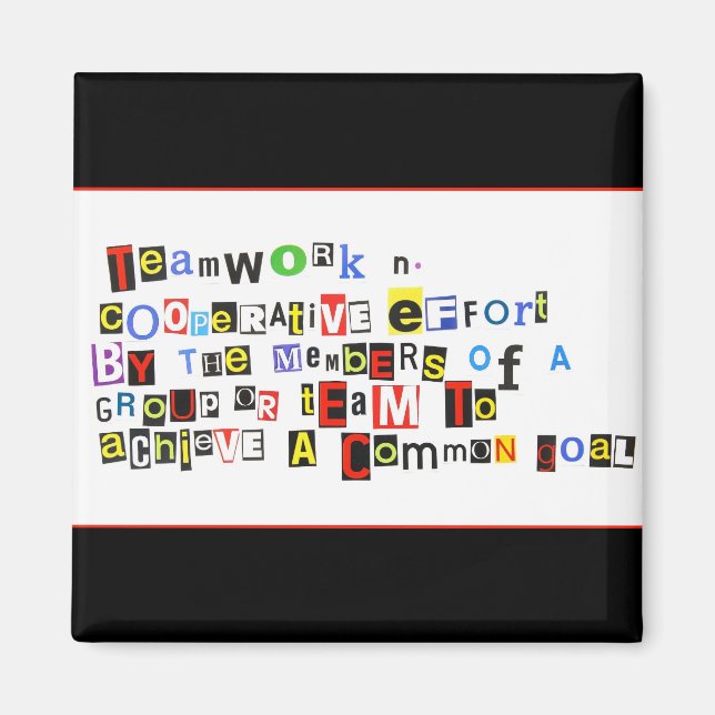 Imã Definição de Trabalho em equipe (Frente)