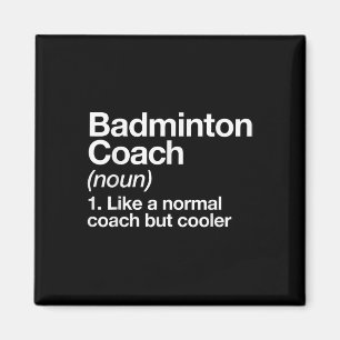 Imã Definição de Treinador de Badminton Esportes Trein