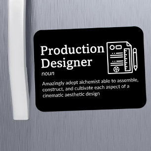 Ímã Definição do Designer de Produção - Filme 3" x 4"