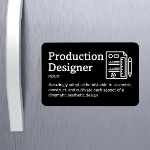 Ímã Definição do Designer de Produção - Filme 4" x 6"