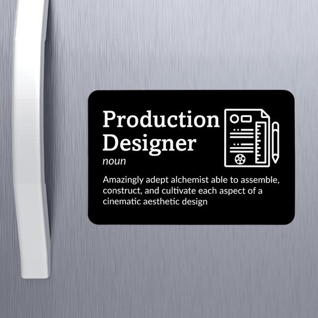 Ímã Definição do Designer de Produção - Filme 4" x 6"  (Criador carregado)