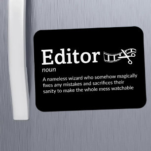 Ímã Definição do Editor - Equipe de Filmes 3" x 4" Fle