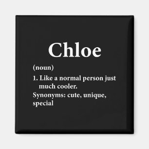 Imã Definição do Nome Chloe Divertido D