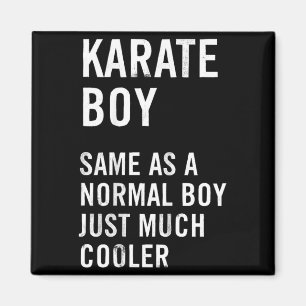 Imã Definição Engraçada do Karate Boy
