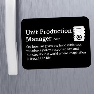 Ímã Definição UPM - Equipe de filmes 3" x 4" Flex