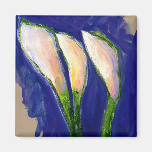 Imã Definindo Lily Flowers de Velas para Pintura