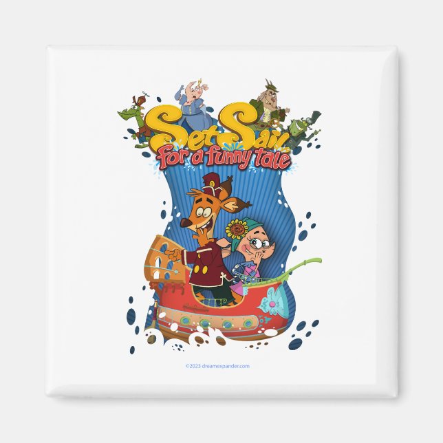 Imã Definir a vela para um magneta engraçado (Frente)