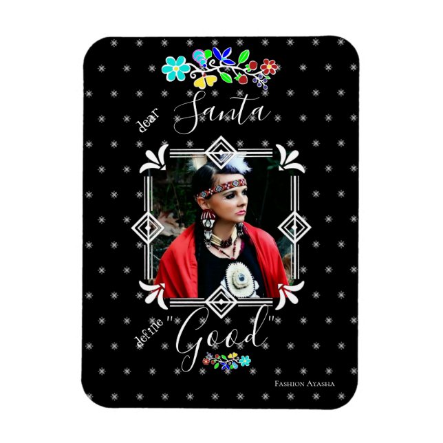 Ímã Definir Feriado de Natal para Papais noeis Ótimos (Vertical)