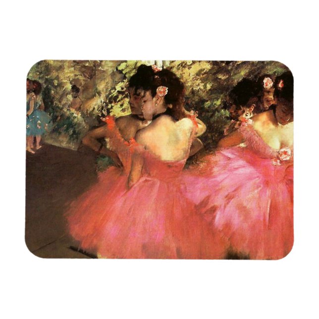 Ímã Degas Dancers no Magnet Rosa (Horizontal)