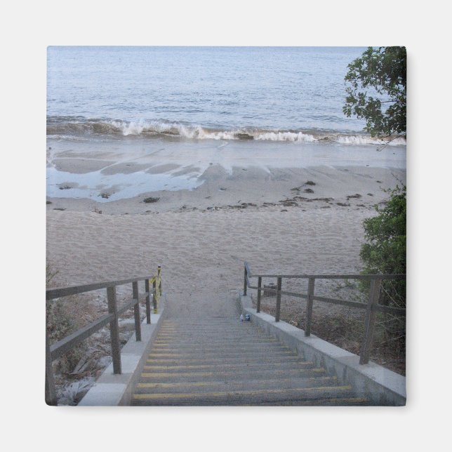 Imã degraus até à praia (Frente)