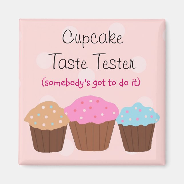 Imã Degustador de Cupcake (Frente)
