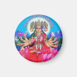 Imã Deidade de Gayatri Devi Veda Mata da deusa