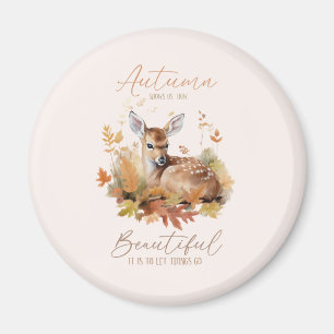 Imã Deixe as coisas irem no outono