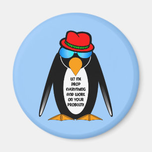 Imã deixe-me deixar cair tudo e trabalhar em seu