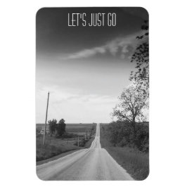 Ímã Deixe-me ir, Magneta de cotação inspiradora