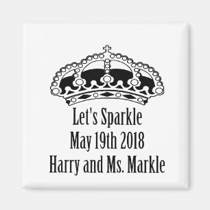 Imã Deixe-nos faísca Harry & Meghan 19 de maio de 201