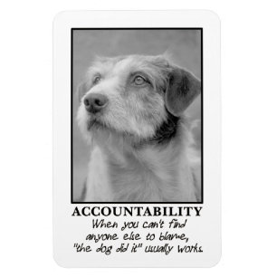 Ímã Deixe o cão tomar a culpa para o seu farts