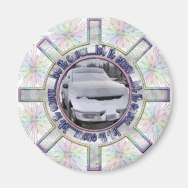 Imã Deixe-o nevar (Frente)