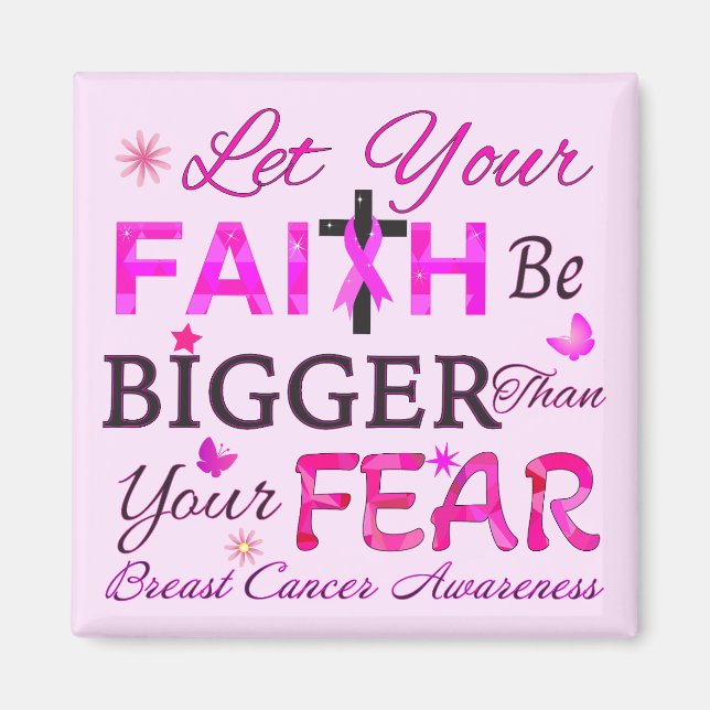 Imã Deixe sua fé ser maior (Frente)