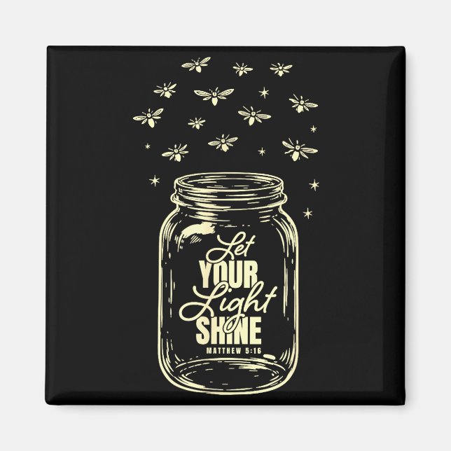 Imã Deixe Sua Luz Brilhar Firefly (Frente)