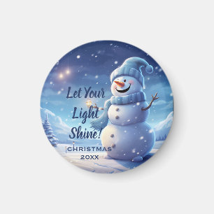 Imã "Deixe Sua Luz Brilhar!" – Ímã de Natal