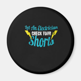 Imã Deixe Um Eletrista Verificar Seus Baixinhos Engraç