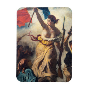 Ímã Delacroix - A Liberdade Liderando o Povo Close-up