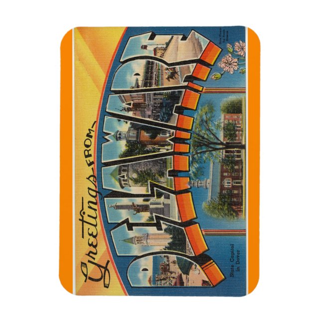 Ímã Delaware Magnet (Vertical)