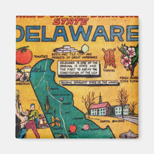 Imã Delaware o estado do diamante
