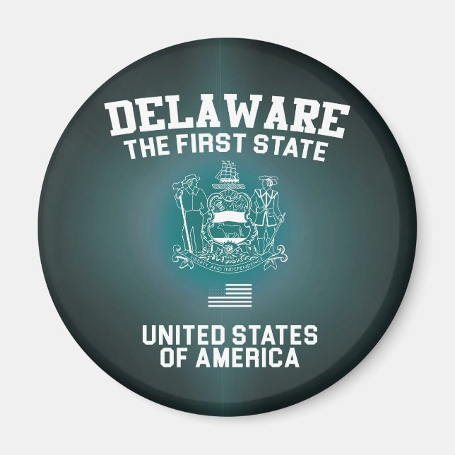 Imã Delaware o primeiro estado (Frente)