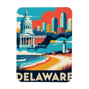 Ímã Delaware Praias Atlânticas História Colonial 🏖️