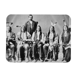 Ímã Delegação de chefes de Sioux, conduzida pela nuv