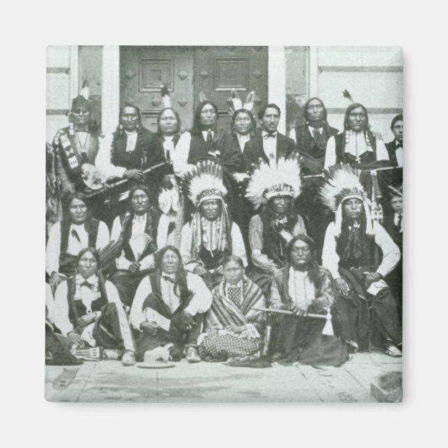 Imã Delegação indiana dos líderes Sioux em Washington  (Frente)
