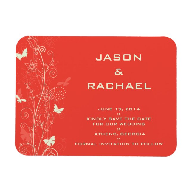 Ímã Delicar borboletas e florais salvam a pintura (Horizontal)