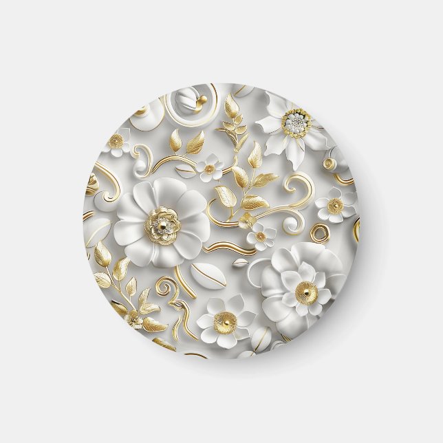 Imã Delicate Floral (Frente)