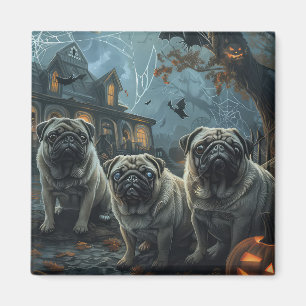 Imã Delícia Canina de Halloween Pug