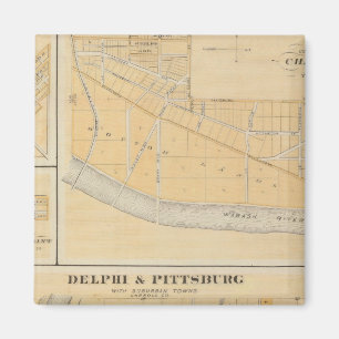 Imã Delphi & Pittsburg com cidades suburbanas