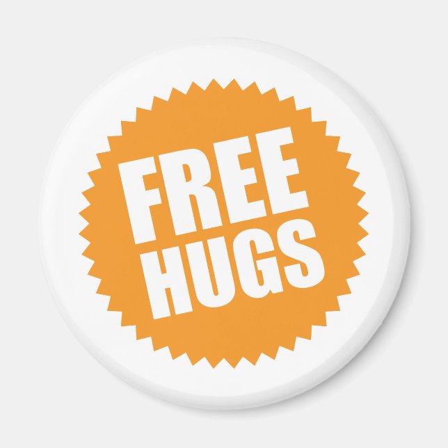 Imã Deluxe Free Hugs (Frente)