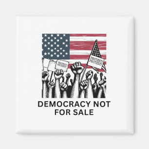 Imã Democracia Anti Trump Não Está À Venda Protesto De