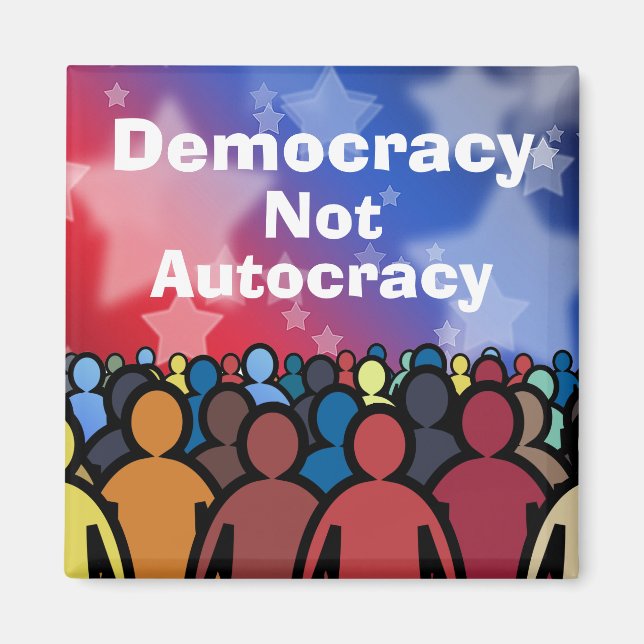 Imã Democracy Not Autocracy (Frente)