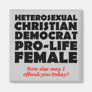 Imã Democrata Ofensiva Magnet Cristã