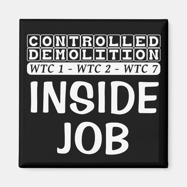 Imã Demolição Controlada complexo WTC Trabalho Interno (Frente)
