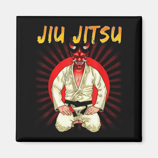 Imã Demon Brazilian Jiu Jitsu Oni (Frente)