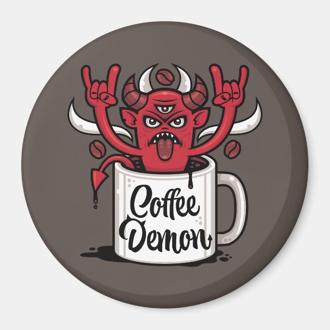 Imã Demônio do Café (Frente)