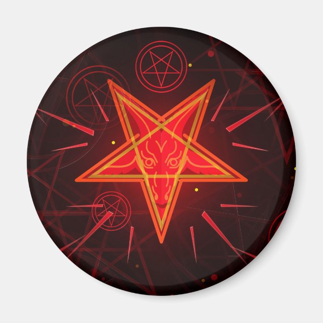 Imã demônio neon (Frente)