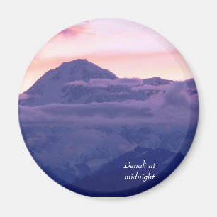 Imã Denali na meia-noite